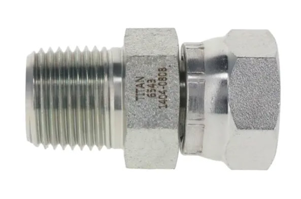 NPT Male x NPSM Female Swivel Adapter (Stainless Steel)