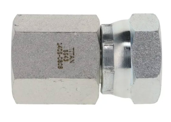 NPTF Female x NPSM Female Swivel Adapter (Stainless Steel)