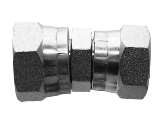 Female BSPP Swivel x Female JIC Swivel Adapter