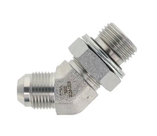 JIC Male to BSPP Male 45° Elbow